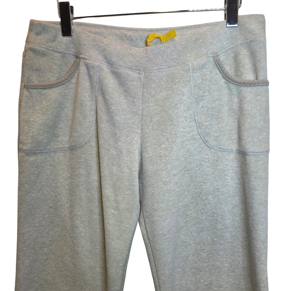 Lole Lounge Sweat‎ Pants Fleece Wide Leg Sz Large Cream Oatmeal - Picture 2 of 11